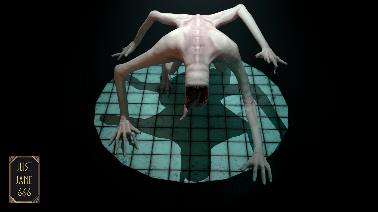 3D model SCP-173 - Low-poly 3D model - Includes mod for SCP CB VR / AR /  low-poly