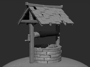 Stylized well high-poly free 3D 模型