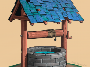 Stylised well 3D 模型