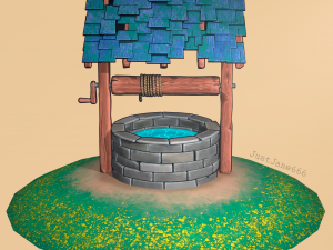 Stylised well Modelo 3D