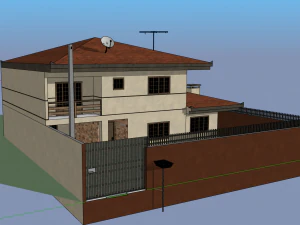 브라질의 소박한 집 3D 모델