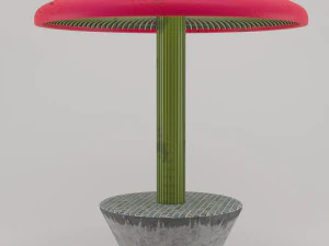 蘑菇凳 3D 模型