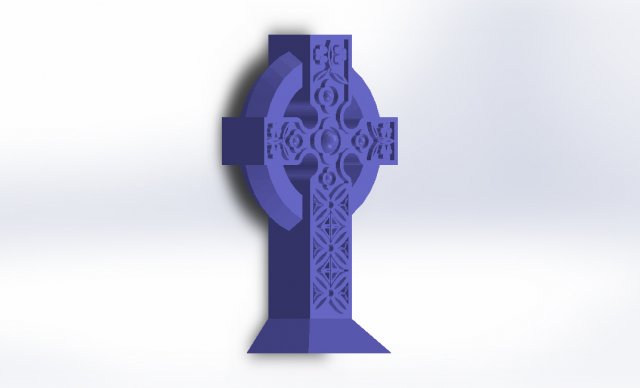 high cross bookend 3Dプリントモデル .c4d .max .obj .3ds .fbx .stl .blend 
