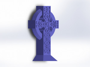 high cross bookend Modello di stampa 3D