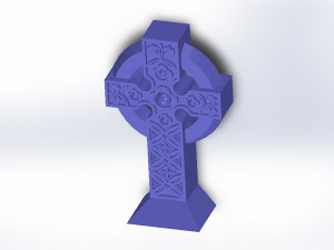 high cross bookend 3Dプリントモデル