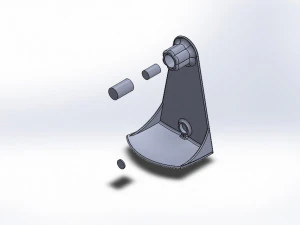 porta-colher Modelo de Impressão 3D