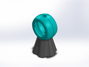bank lamp clock 3D 프린트 모델