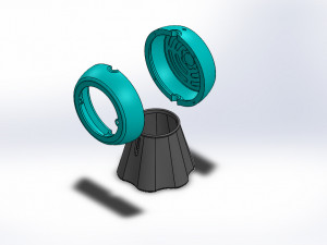 bank lamp clock 3D 프린트 모델