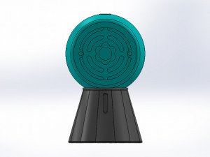 bank lamp clock 3D 프린트 모델
