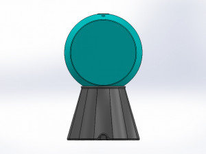bank lamp clock 3D 프린트 모델