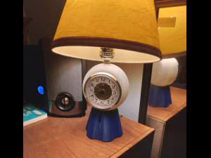orologio con lampada da banca Modello di stampa 3D