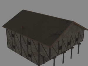 medieval house Modelo 3D