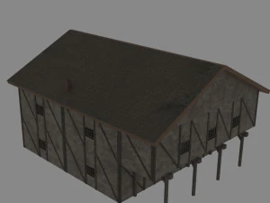 medieval house 3D Model