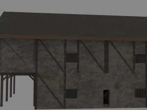 medieval house Modelo 3D