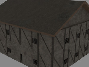 medieval house Modelo 3D