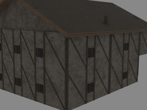 medieval house Modelo 3D
