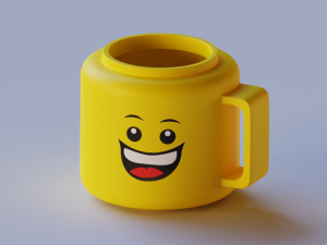lego cuphead Modello 3D