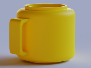 lego cuphead 3D Model