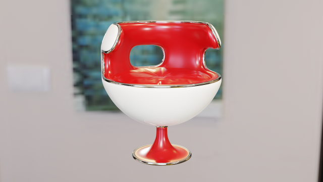 chair from the movie men in black Modèle 3D .c4d .max .obj .3ds .fbx .stl .blend 