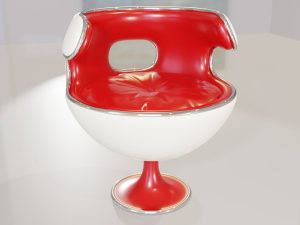 chair from the movie men in black Modèle 3D