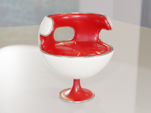 chair from the movie men in black Modèle 3D