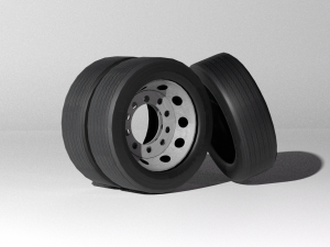 truck wheel Modelo 3D