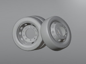 truck wheel Modelo 3D