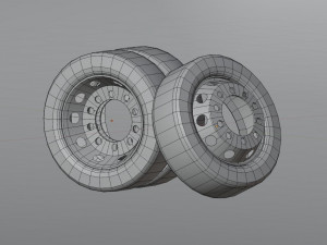 truck wheel Modelo 3D