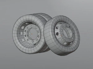 truck wheel 3D Model