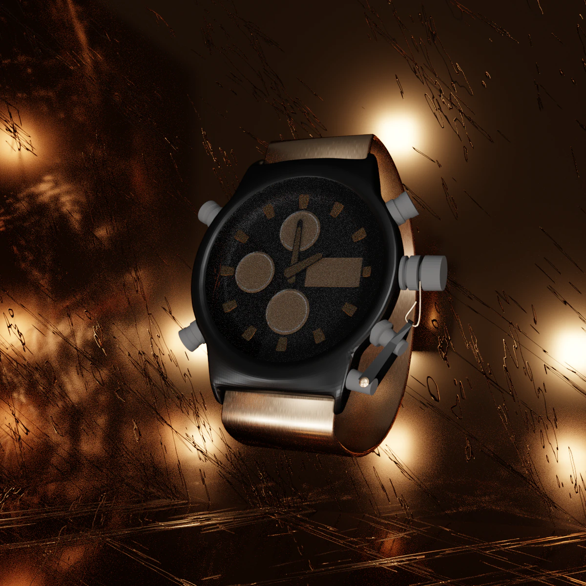 Watch 3D Model .c4d .max .obj .3ds .fbx .stl .blend 