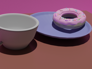 Donut 3D 모델