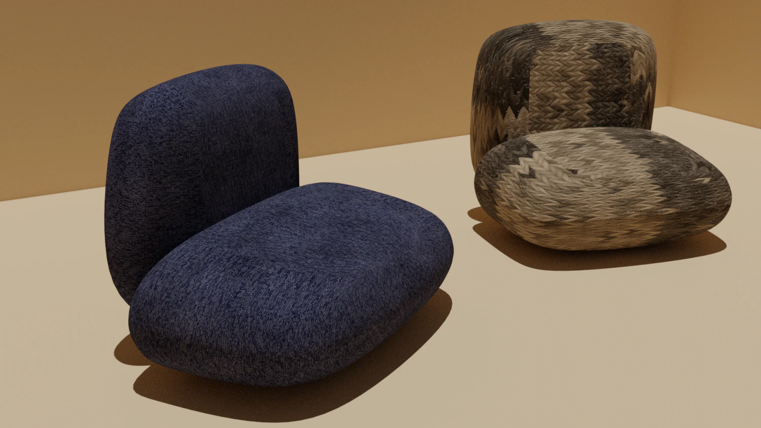 Sofas 3D Model .c4d .max .obj .3ds .fbx .stl .blend 