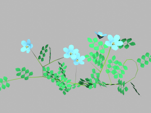 flowers low poly 3D Model