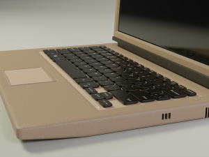 Laptop 3 colors 3D Model