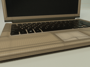 Laptop 3 colors 3D Model