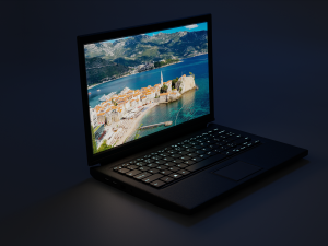 Laptop 3 colors 3D Model