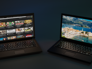 Laptop 3 colors 3D Model