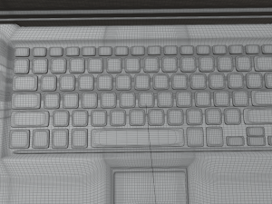 Laptop 3 colors 3D Model