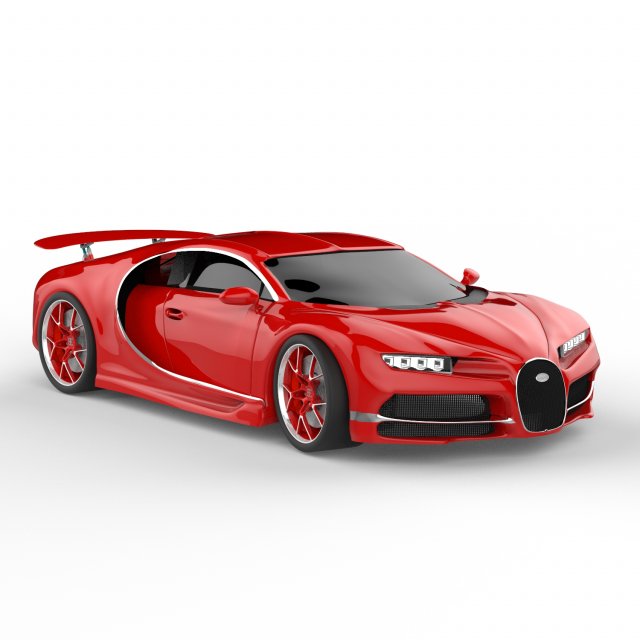 bugatti 3D Model .c4d .max .obj .3ds .fbx .stl .blend