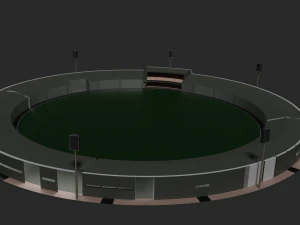 Low poly stadium 3D Model