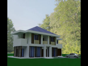 New style architecture 3D Model