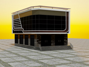 Raestaraunt for a great lunch Modelo 3D