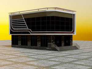 Raestaraunt for a great lunch Modelo 3D