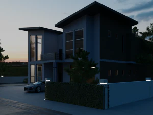 Its beautiful modern house 3D Model