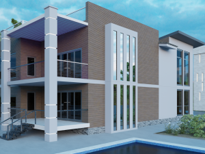 Its beautiful modern house 3D Model