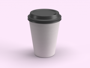 paper coffee cup 3d 3D Model