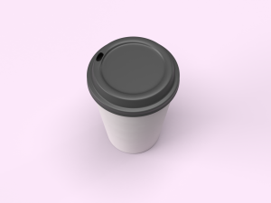 paper coffee cup 3d 3D Model