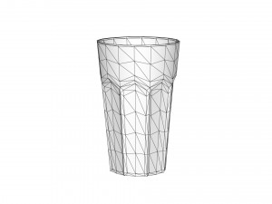 glass cup Modello 3D