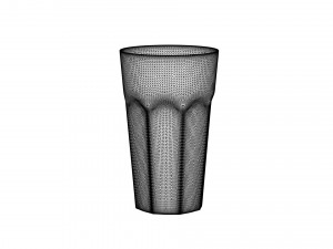 glass cup Modello 3D