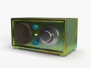 classic radio 3D Model